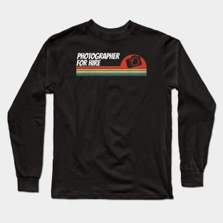 photographer Long Sleeve T-Shirt